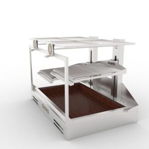 Gusto Argentine double parrilla built-in commercial charcoal grill GHDP3V2 -1