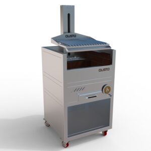Gusto Argentine single parrilla commercial charcoal grill GASPC2V0 (1)