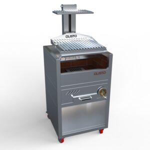 Gusto Argentine single parrilla commercial charcoal grill GASPC2V0