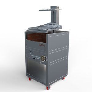 Gusto Argentine single parrilla commercial charcoal grill GASPC2V0 - 4