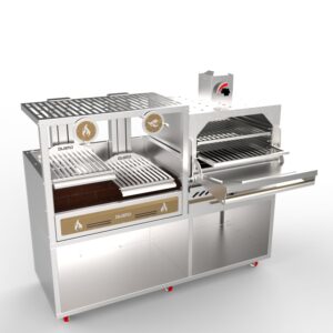 Gusto combo commercial charcoal oven grill Argentine grill