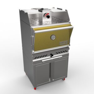 Gusto commercial charcoal oven grill for restaurant w cabinet-4